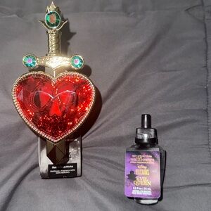 🍎 Bath & Body Works Disney Villain Evil Queen Scent Control Wallflower Plug Set